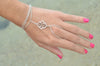 Alisa Hand Chain Bracelet Silver