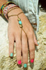 Mina Turquoise Hand Chain Bracelet