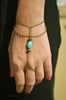 Sandara Turquoise Hand Chain Bracelet