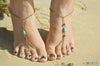 Sandara Barefoot Sandals Turquoise