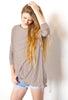 Oversized Taupe Tee