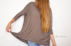 Oversized Taupe Tee